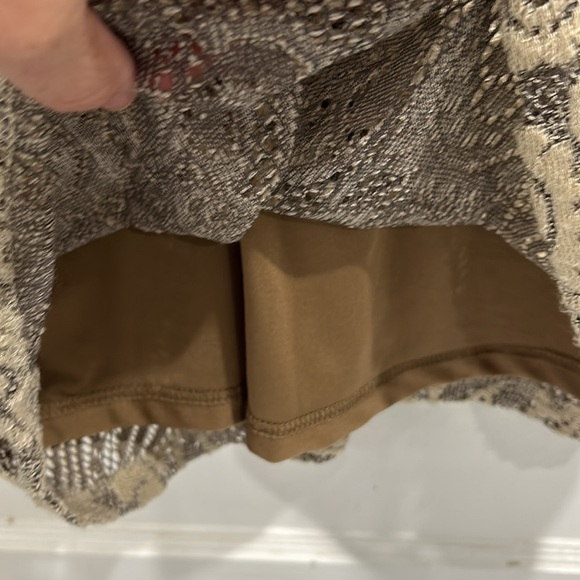 Pins and Needles Lace Crochet Open Back Long Sleeve Body Con Mini Dress - Small - Picture 8 of 11